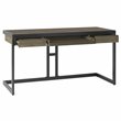 Scranton & Co Solid Acacia Wood 60 in Desk with Distressed Gray Finish