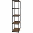 Scranton & Co Solid Acacia Wood 30 in Wide Bookcase Rustic Natural Brown