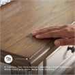 Scranton & Co Two-Tone Wood Computer Desk with USB Ports in White/Brown