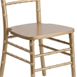 Scranton & Co Wood Chiavari Stacking Dining Chair in Gold
