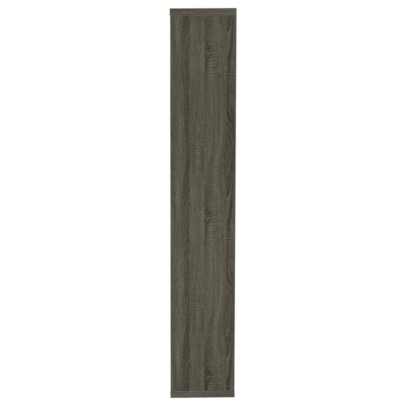 Scranton & Co 71-Inch 6-Shelf Wood Bookshelf in Weathered Gray