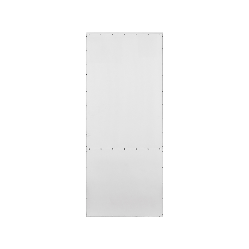 Scranton & Co Modern Wood Bookcase with Lower Doors in White