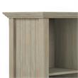 Scranton & Co 8-Cube Wood Sofa Table with Storage Distressed Gray