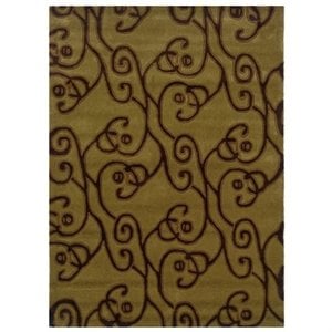 Hawthorne Collection 5' x 7' Hand Tufted Rug in Green