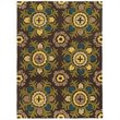Hawthorne Collection 5' x 7' Hand Tufted Rug in Chocolate