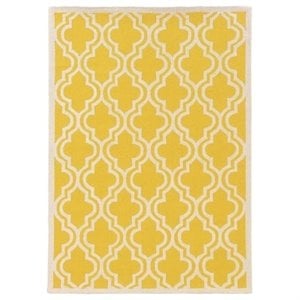 Hawthorne Collection 1'10&quot x 2'10&quot Hand Hooked Quatrefoil Wool Rug