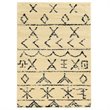 Hawthorne Collection 5' x 7' Shag Rug in Ivory