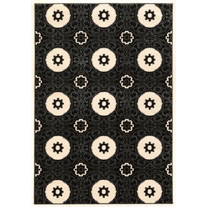 Hawthorne Collection 8' x 10'4&quot Rug in Black