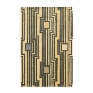 Hawthorne Collection 2' x 3' Hand Tufted Rug in Gray and Blue