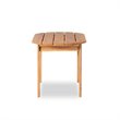 Hawthorne Collections Wood Brown Outdoor Coffee Table Rectangular 35.25