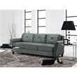 Hawthorne Collections Microfiber Dark Gray Sofa Rectangular Durable 78.8