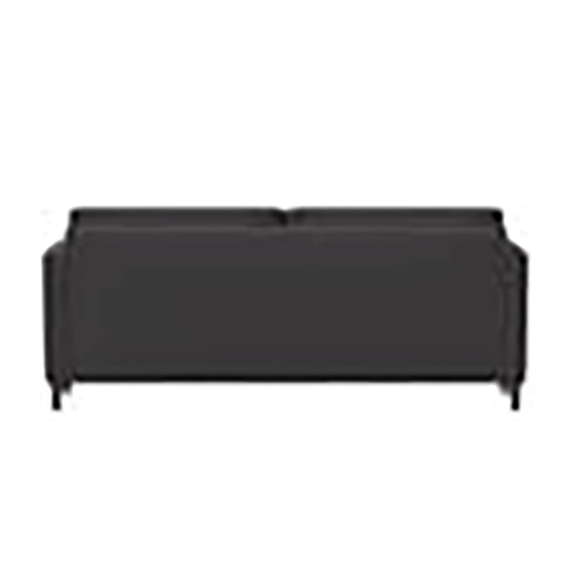 Hawthorne Collections Mid-Century Fabric Upholstered Sofa in Gray