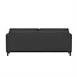 Hawthorne Collections Mid-Century Fabric Upholstered Sofa in Gray