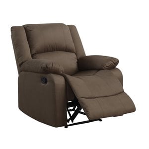 Hawthorne Collections Polyester Chocolate Recliner Rectangular Multi Position 39.37&quotH x 36&quotW x 38.19&quotD