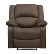 Hawthorne Collections Polyester Chocolate Recliner Rectangular Multi Position 39.37