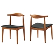 Hawthorne Collections Dining Chair in Black (Set of 4)