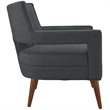 Hawthorne Collections Fabric Accent Chair in Gray
