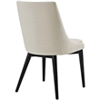 Hawthorne Collections Polyester Fabric Beige Dining Side Chair Rectangular Dense Foam Padding 19