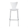 Hawthorne Collections Wood White Bar Stool 31