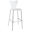 Hawthorne Collections Wood White Bar Stool 31