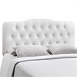 Hawthorne Collections King Tufted Panel Headboard in White