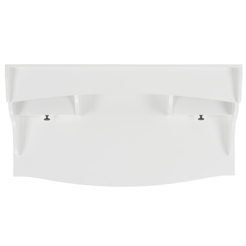 Hawthorne Collections Mahogany Writing Desk in White
