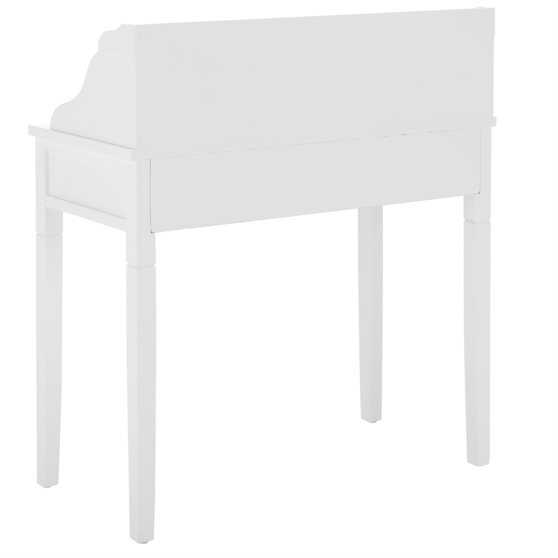 Hawthorne Collections Mahogany Writing Desk in White