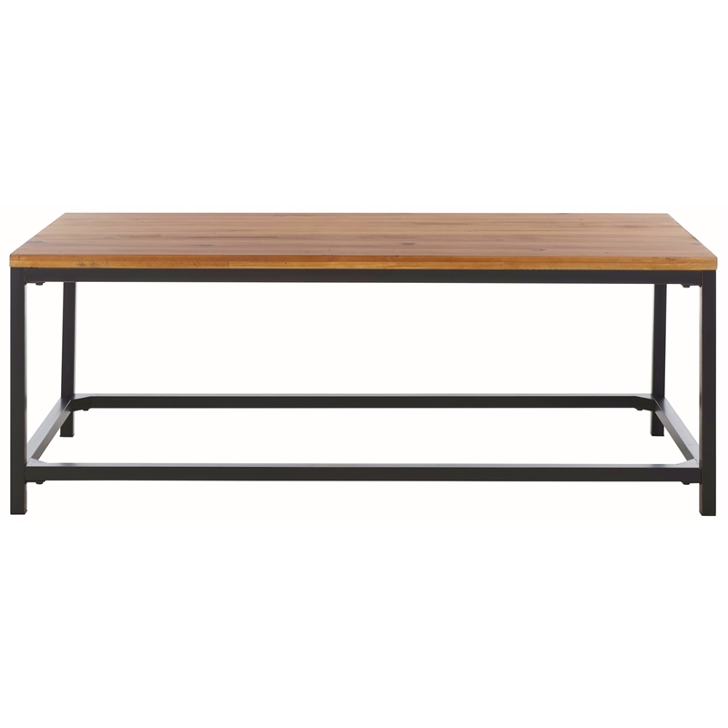 Hawthorne Collections Fir Wood Coffee Table in Oak