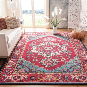Hawthorne Collections Red Contemporary Rug - 9' x 12'