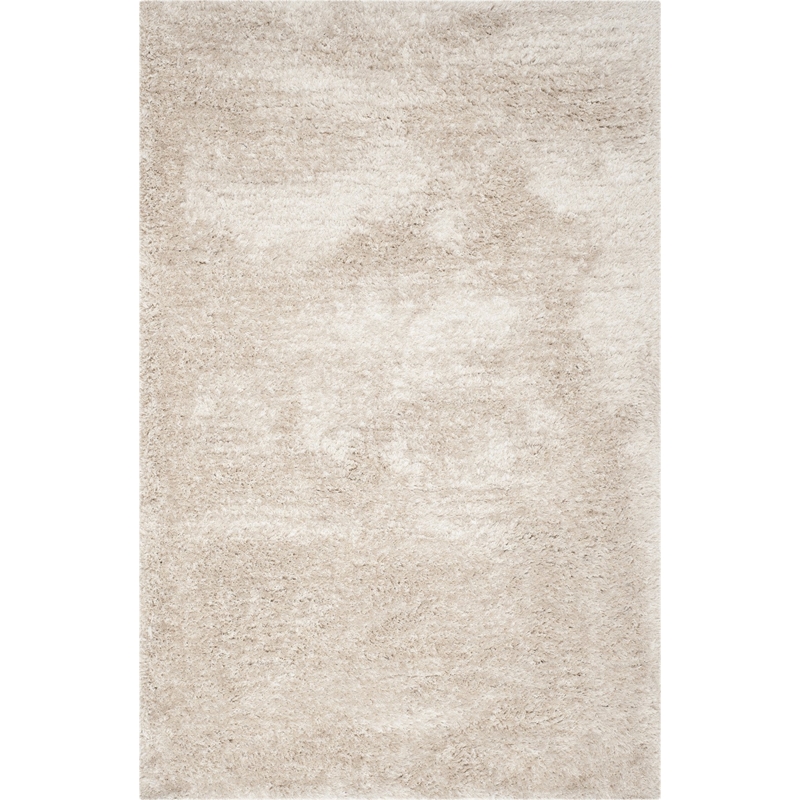 Hawthorne Collections Champagne Shag Rug - 8' x 10'
