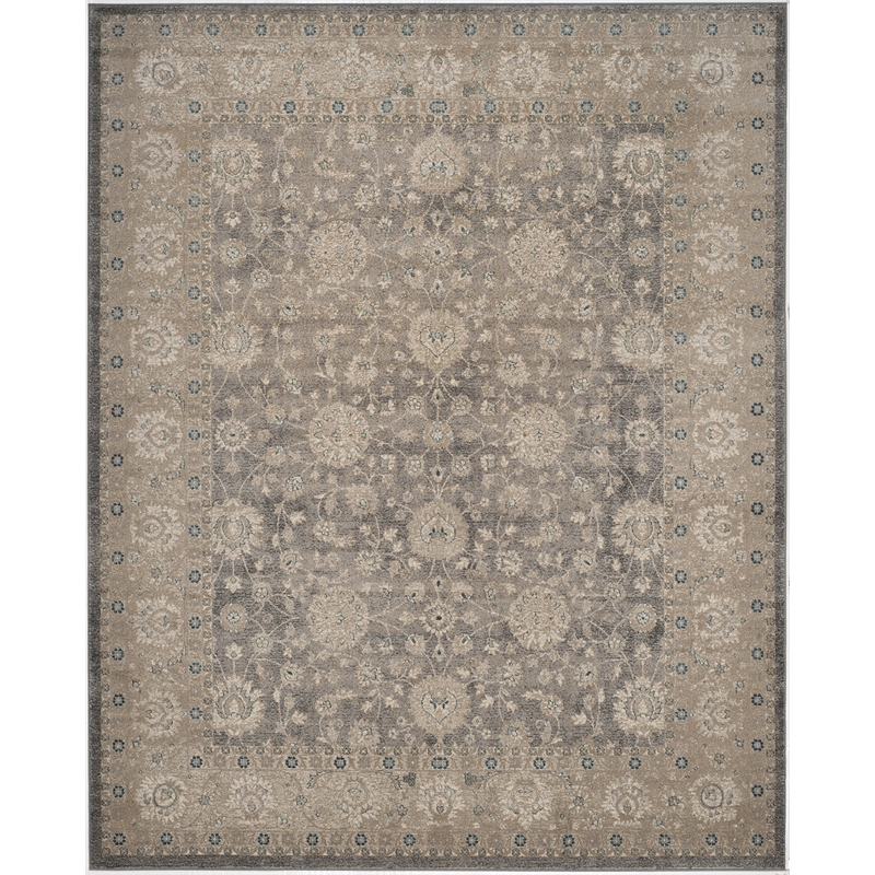 Hawthorne Collections Light Grey Traditional Rug - 9' x 12'
