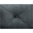Hawthorne Collections Microfiber Dark Gray Loveseat Rectangular Premium Foam 56.3