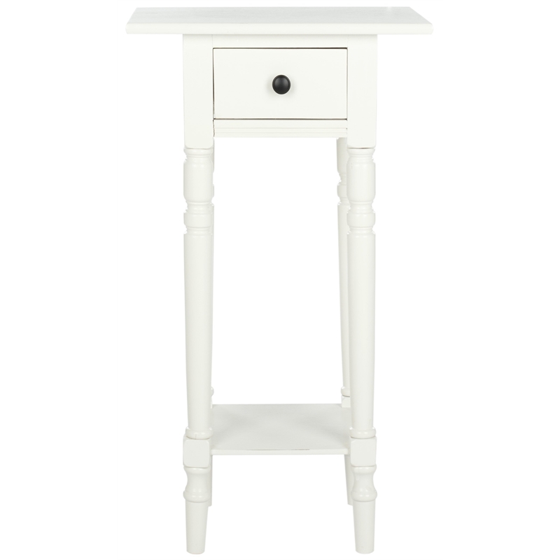 Hawthorne Collection Wood End Table in Cream