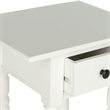 Hawthorne Collection Wood End Table in Cream