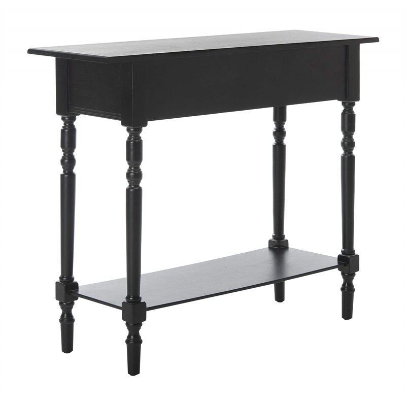 Hawthorne Collection Wood Console in Black