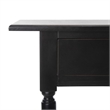 Hawthorne Collection Wood Console in Black