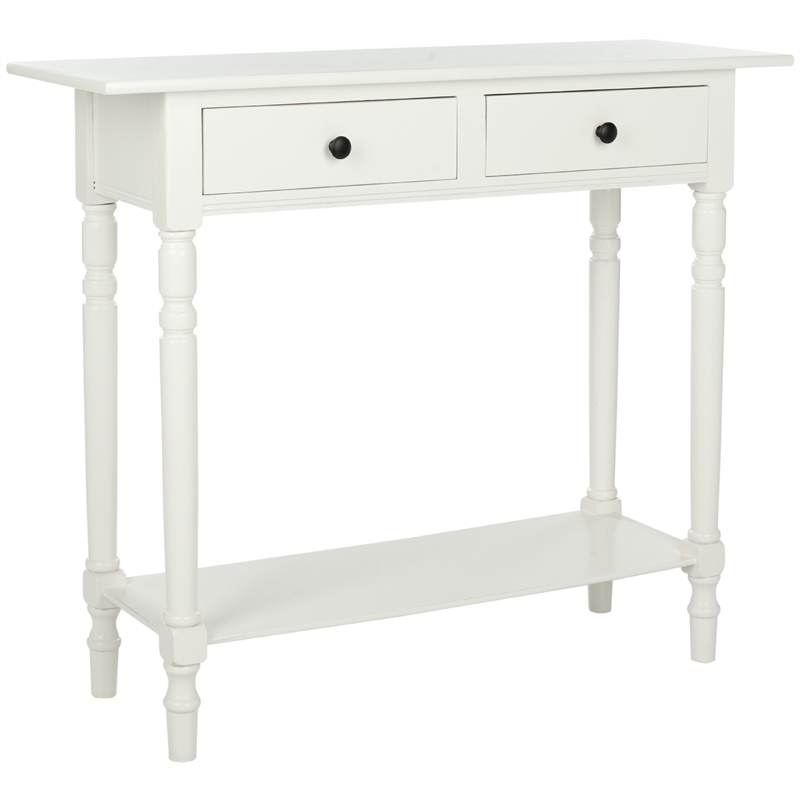 Hawthorne Collection Wood Console in Cream