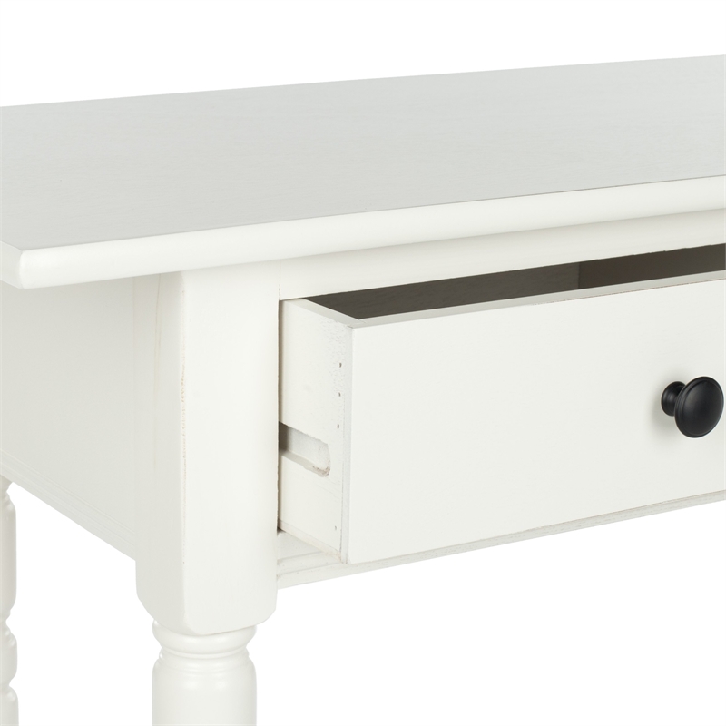 Hawthorne Collection Wood Console in Cream
