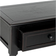 Hawthorne Collection Wood Console in Black