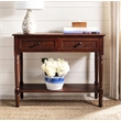Hawthorne Collection Wood Console in Dark Cherry