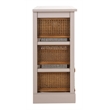 Hawthorne Collection Pine 4 Drawer Storage Unit in Grey