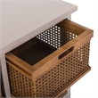 Hawthorne Collection Pine 4 Drawer Storage Unit in Grey