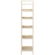 Hawthorne Collection Pine Wood Leaning Etagere in Ivory