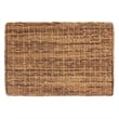 Hawthorne Collection Wicker and Wooden Bench in Natural