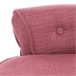 Hawthorne Collection Birch Wood Vanity Stool in Pink