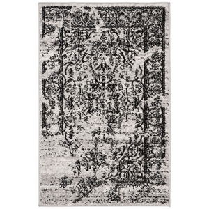 Hawthorne Collection Silver Area Rug - Runner 2'6&quot x 4'