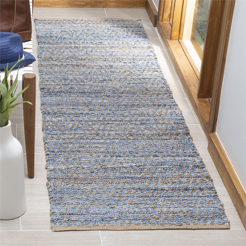 Hawthorne Collection Natural Contemporary Rug - Runner 2'3