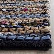 Hawthorne Collection Blue Contemporary Rug - Runner 2'3