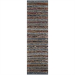 Hawthorne Collection Blue Contemporary Rug - Runner 2'3