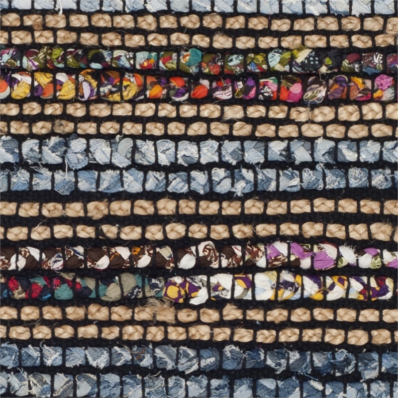 Hawthorne Collection Blue Contemporary Rug - Runner 2'3